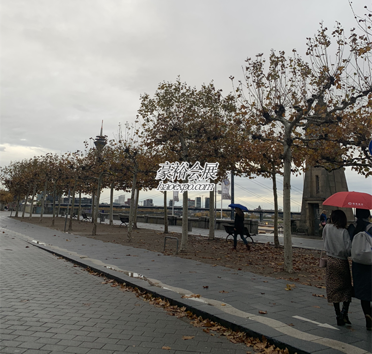 11月的德国杜塞尔多夫之景